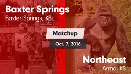Matchup: Baxter Springs vs. Northeast  2016