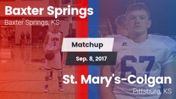 Matchup: Baxter Springs vs. St. Mary's-Colgan  2017