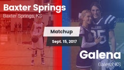 Matchup: Baxter Springs vs. Galena  2017