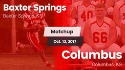 Matchup: Baxter Springs vs. Columbus  2017