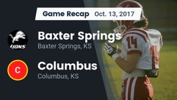 Recap: Baxter Springs   vs. Columbus  2017