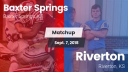 Matchup: Baxter Springs vs. Riverton  2018