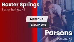 Matchup: Baxter Springs vs. Parsons  2019