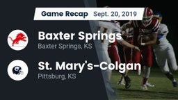 Recap: Baxter Springs   vs. St. Mary's-Colgan  2019