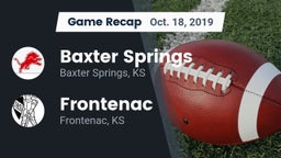 Recap: Baxter Springs   vs. Frontenac  2019