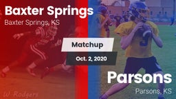 Matchup: Baxter Springs vs. Parsons  2020