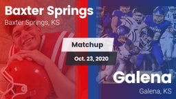 Matchup: Baxter Springs vs. Galena  2020