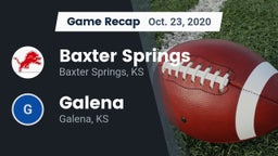 Recap: Baxter Springs   vs. Galena  2020