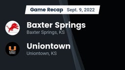 Recap: Baxter Springs   vs. Uniontown  2022