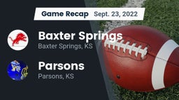 Recap: Baxter Springs   vs. Parsons  2022