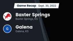 Recap: Baxter Springs   vs. Galena  2022