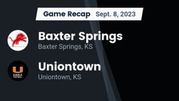 Recap: Baxter Springs   vs. Uniontown  2023