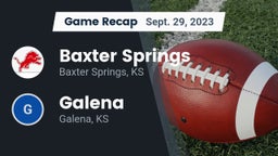 Recap: Baxter Springs   vs. Galena  2023