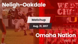 Matchup: Neligh-Oakdale vs. Omaha Nation  2017