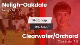 Matchup: Neligh-Oakdale vs. Clearwater/Orchard  2017