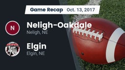 Recap: Neligh-Oakdale  vs. Elgin  2017