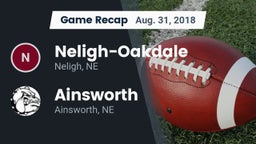 Recap: Neligh-Oakdale  vs. Ainsworth  2018