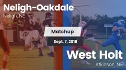 Matchup: Neligh-Oakdale vs. West Holt  2018