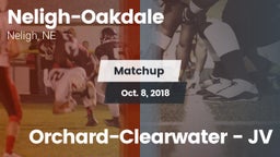 Matchup: Neligh-Oakdale vs. Orchard-Clearwater - JV 2018