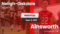 Matchup: Neligh-Oakdale vs. Ainsworth  2019