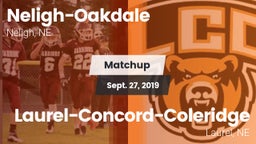 Matchup: Neligh-Oakdale vs. Laurel-Concord-Coleridge  2019