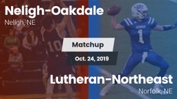 Matchup: Neligh-Oakdale vs. Lutheran-Northeast  2019