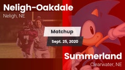 Matchup: Neligh-Oakdale vs. Summerland  2020