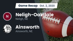 Recap: Neligh-Oakdale  vs. Ainsworth  2020