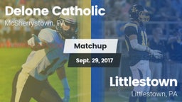 Matchup: Delone Catholic vs. Littlestown  2017