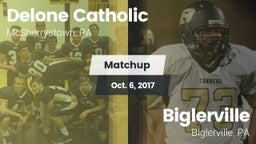 Matchup: Delone Catholic vs. Biglerville  2017