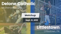 Matchup: Delone Catholic vs. Littlestown  2018