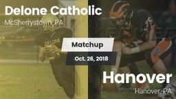 Matchup: Delone Catholic vs. Hanover  2018