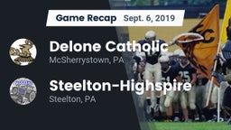 Recap: Delone Catholic  vs. Steelton-Highspire  2019