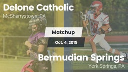 Matchup: Delone Catholic vs. Bermudian Springs  2019
