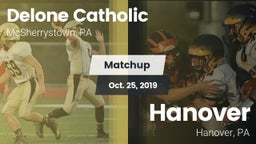 Matchup: Delone Catholic vs. Hanover  2019