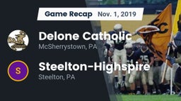 Recap: Delone Catholic  vs. Steelton-Highspire  2019