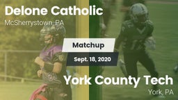 Matchup: Delone Catholic vs. York County Tech  2020