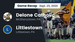 Recap: Delone Catholic  vs. Littlestown  2020