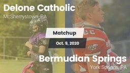 Matchup: Delone Catholic vs. Bermudian Springs  2020