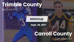 Matchup: Trimble County vs. Carroll County  2017
