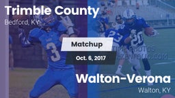 Matchup: Trimble County vs. Walton-Verona  2017