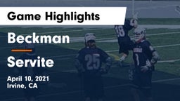 Beckman  vs Servite Game Highlights - April 10, 2021