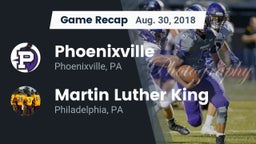 Recap: Phoenixville  vs. Martin Luther King  2018