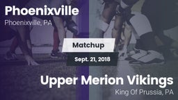 Matchup: Phoenixville vs. Upper Merion Vikings 2018