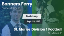 Matchup: Bonners Ferry vs. St. Maries Division 1 Football 2017
