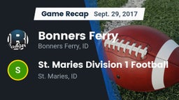 Recap: Bonners Ferry  vs. St. Maries Division 1 Football 2017