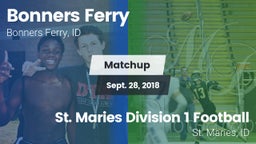 Matchup: Bonners Ferry vs. St. Maries Division 1 Football 2018