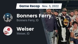 Recap: Bonners Ferry  vs. Weiser  2022