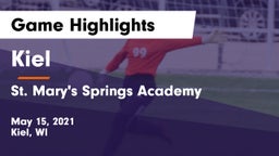 Kiel  vs St. Mary's Springs Academy  Game Highlights - May 15, 2021