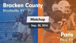 Matchup: Bracken County vs. Paris  2016